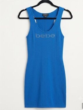 bebe Royal Blue Knit mini dress